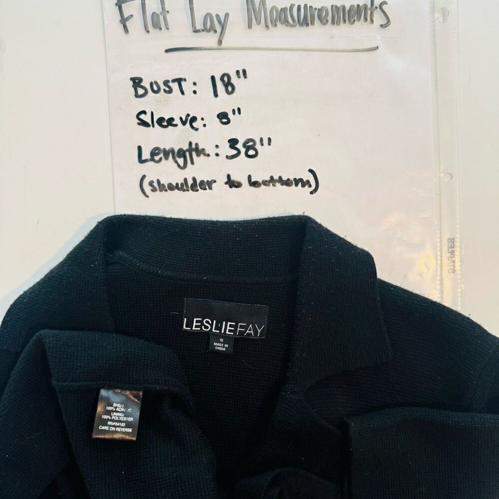 Leslie Fay Black Midi Dress Women’s Size Small - Picture 11 of 11